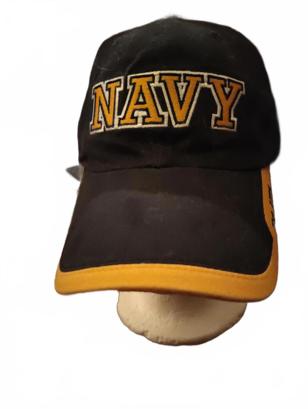 Navy Naval academy - since 1775 gear Strapback hat/cap EUC
